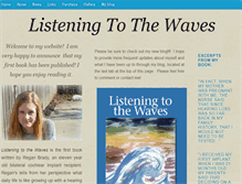 Tablet Screenshot of listeningtothewaves.com